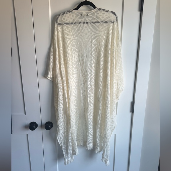 NWOT American Eagle Ivory Lace Kimono/Swim Cover Up - one size - Picture 5 of 6